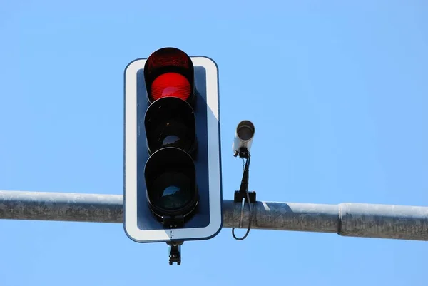 Semáforo Carretera — Foto de Stock