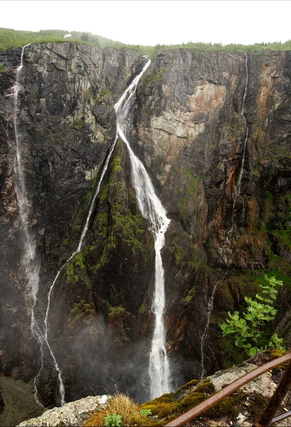 Voringsfossen Cascada Noruega — Foto de Stock