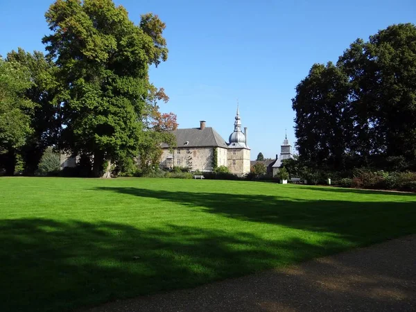 Vue Panoramique Sur Architecture Majestueuse Château Médiéval — Photo