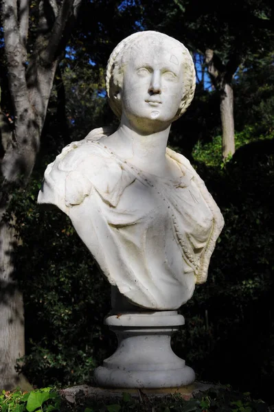 Spagna Marine Costa Brava Botanischer Garten Clotilde Ume Statuen — Foto Stock