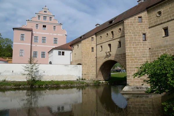 Castelo Óculos Cidade Portão Água Vils Portão Cidade Baviera Leste — Fotografia de Stock