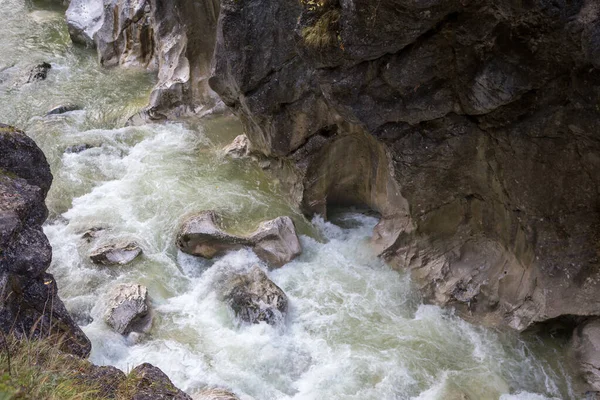 Torrente Montagna Nella Foresta — Foto Stock