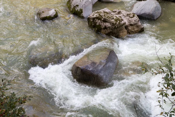 Rio Montanha Primavera — Fotografia de Stock