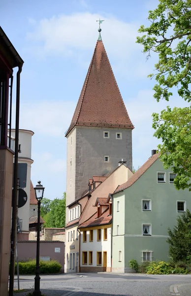 Festői Kilátás Város Homlokzataira — Stock Fotó