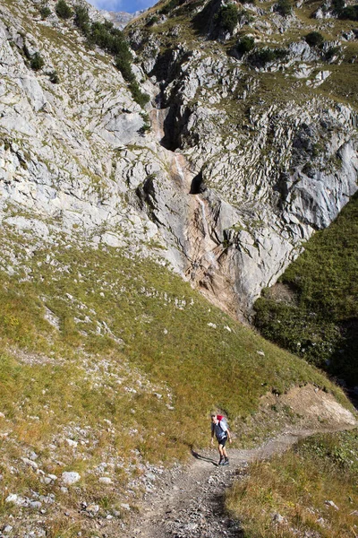 Wandern Den Bergen — Stockfoto