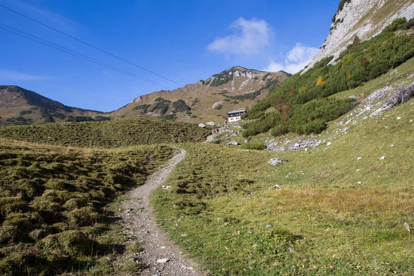 Sonnjoch Skalnaté Hory Cestování Přírodě Alpy — Stock fotografie