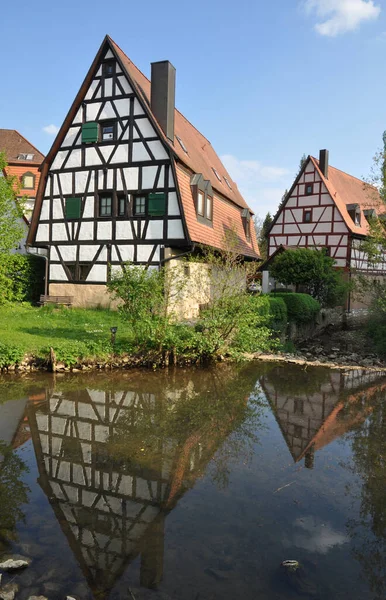 Alemanha País Europa Ocidental Com Uma Paisagem Florestas Rios Cadeias — Fotografia de Stock