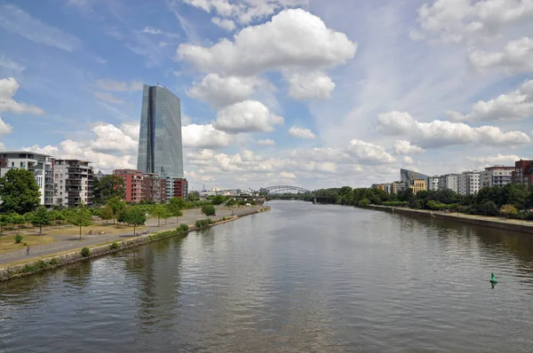 Vista Urbana Panorámica Fachada Rascacielos Modernos — Foto de Stock