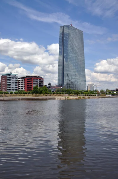 Vista Urbana Panorámica Fachada Rascacielos Modernos — Foto de Stock