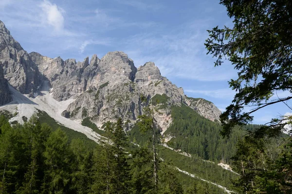 Sonnenstein Stubaital Stubai Tirol Austria Alpes Montanha Montanhas Montanhas Altas — Fotografia de Stock