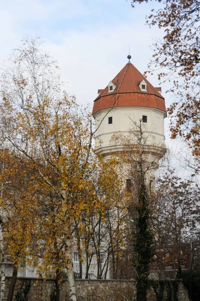 Dworzec Kolejowy Rathenow Wieża Ciśnień — Zdjęcie stockowe