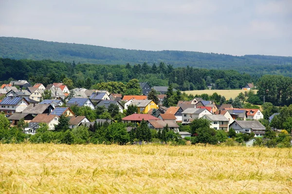Pequena Aldeia Seesbach Borda Sul Soonwald — Fotografia de Stock