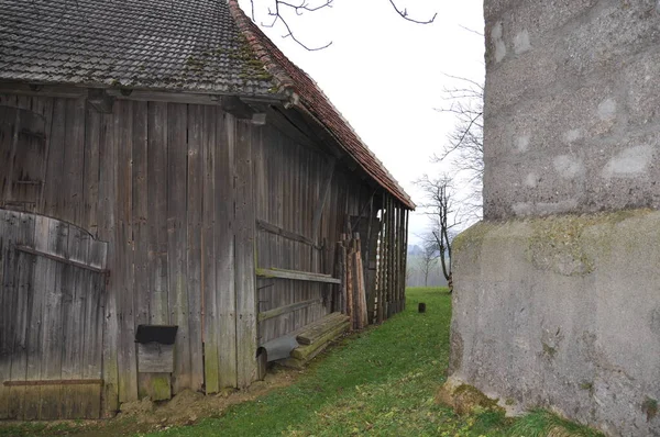 Malerischer Blick Auf Die Stimmungsvolle Dorflandschaft — Stockfoto