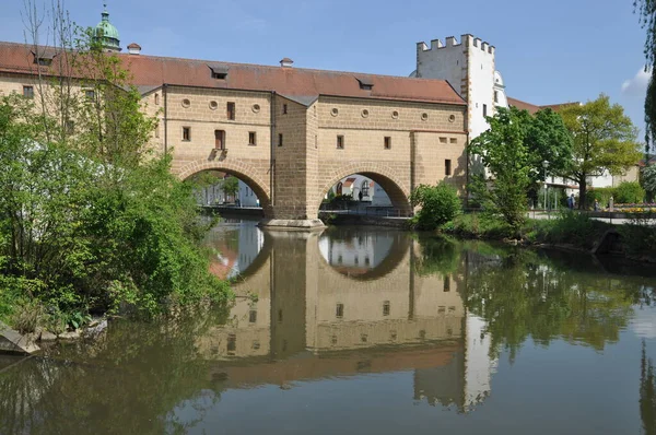 City Goggles Water Gate Vils City Gate Bavaria Eastern Bavaria — Foto Stock