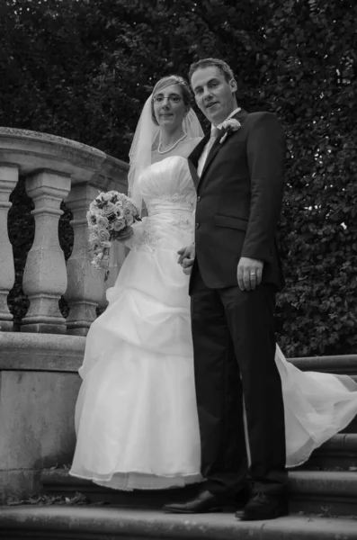 결혼식 남편과 — 스톡 사진