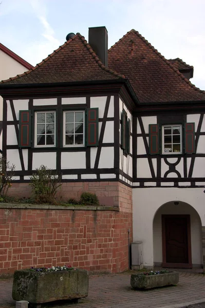 Half Timbered Building Rheinzabern Palatinate — Stock Photo, Image