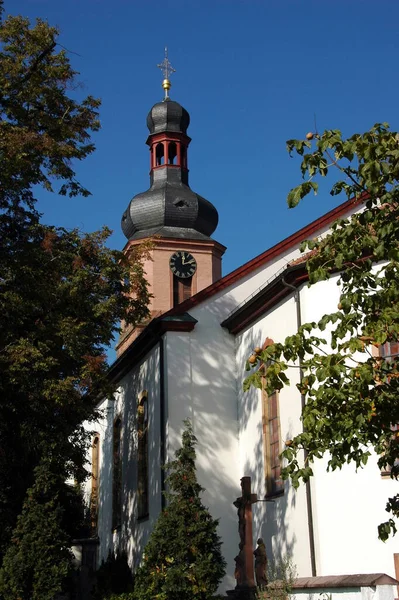 Iglesia Católica San Miguel Rheinzabern — Foto de Stock