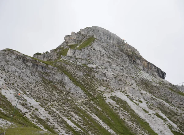 Bajo Burgstall Pequeño Burgstall Burgstall Stubai Stubaital Montaña Montañas Alpes — Foto de Stock