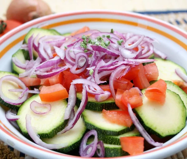 Comida Vegetariana Foco Seletivo — Fotografia de Stock