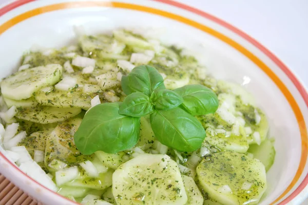 Closeup View Fresh Tasty Salad — Stock Photo, Image