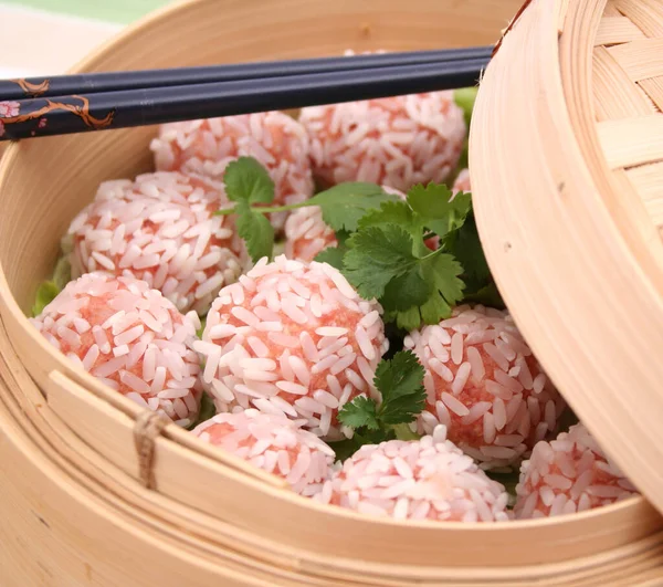 stock image bowl of rice with minced meat and vegetables