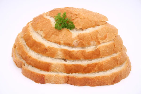 Vers Gebakken Brood Met Decor — Stockfoto