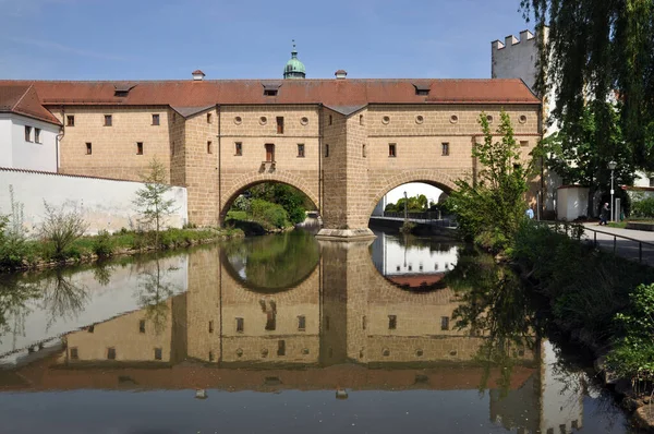 City Goggles Water Gate Vils City Gate Bavaria Eastern Bavaria — Foto Stock