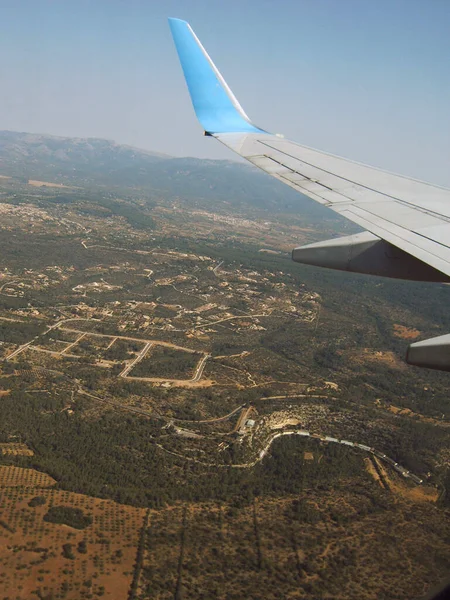 Uçağın Penceresinden Görüntüle — Stok fotoğraf