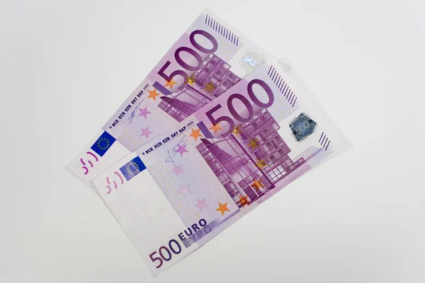 500 Eurós Bankjegyek — Stock Fotó