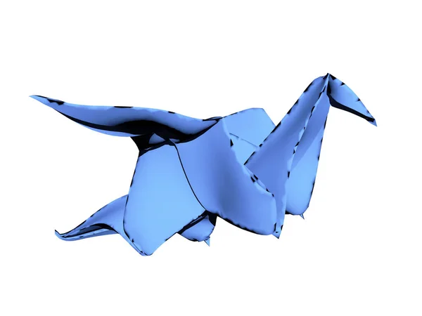 Origami Umění Skládání Papíru Které Často Spojováno Japonskou Kulturou — Stock fotografie