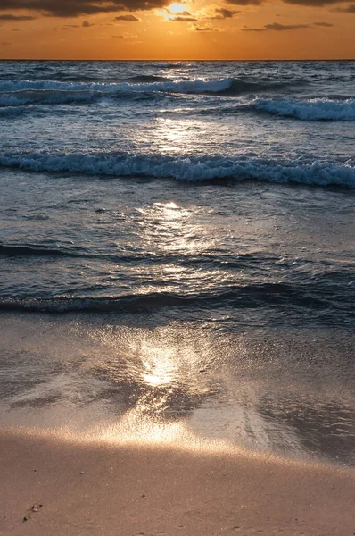 Nascer Sol Praia Cala Millor — Fotografia de Stock
