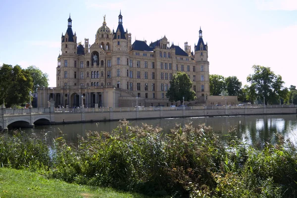 Schwerin Castillo Sede Del Parlamento Estatal Schwerin Mecklenburg Vorpommern Alemania — Foto de Stock