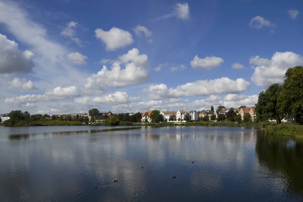 Paisagem Lago Schwerin — Fotografia de Stock