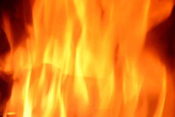 Värme Öppen Spis Brinnande Eld — Stockfoto