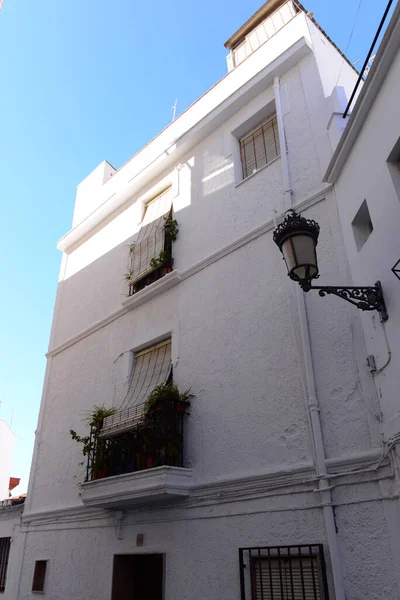 House Facades Almu Ecar Costa Del Sol Costa Tropical Spain — 스톡 사진