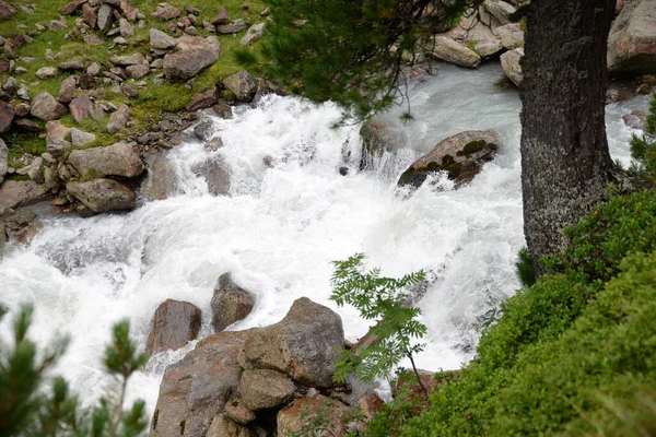 Sulzbach Stubaital Stubai Tirol Avusturya Alpler Dağ Dağlar Yüksek Dağlar — Stok fotoğraf