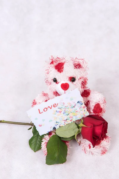 Bunter Hintergrund Für Valentinstag Karte — Stockfoto