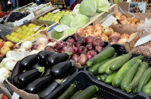 Mercado Frutas Mercado Semanal — Fotografia de Stock