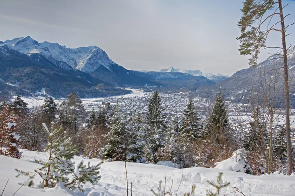 Garmisch Górami Wetterstein — Zdjęcie stockowe