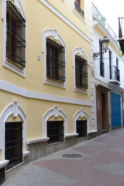 Fachadas Casa Espanha Conceito Arquitetura — Fotografia de Stock