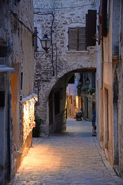 Rovinj Istria Croatia Old Town Housefassadn Alley House Building Architecture — 图库照片