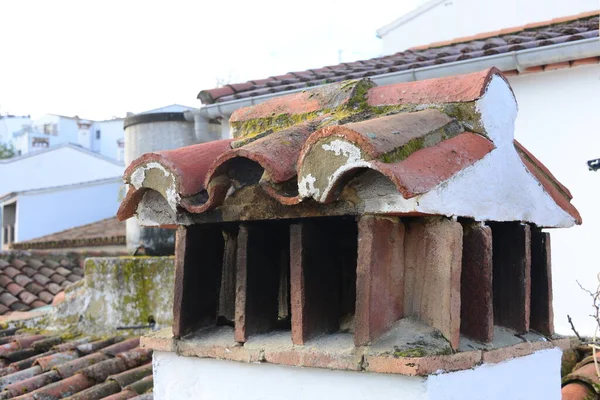 Hausfassaden Spanien Architekturkonzept — Stockfoto