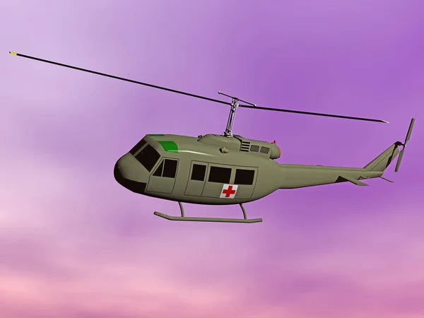 Helikopter Lucht — Stockfoto