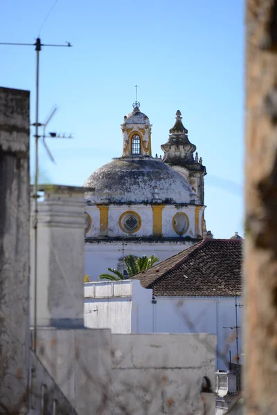 Vídeos Cidade Casa Fasssaden Taviara Distrito Faro Distrito Portugal Ele — Fotografia de Stock