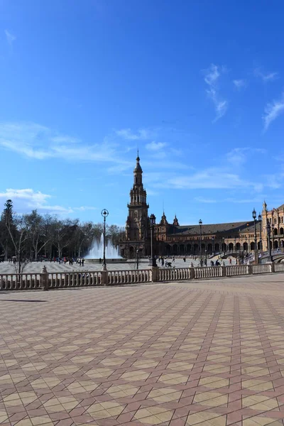 Plaza Major Hauptplatz Sevilla Cidade Espanhol Região Autonómica Dalusia — Fotografia de Stock