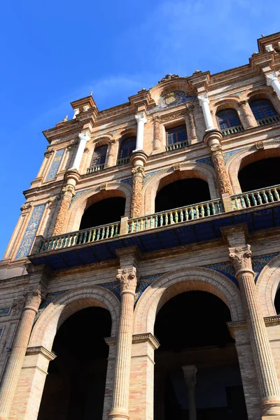 Plaza Major Hauptplatz Sevilla Spanish City Autonomen Region Andalusia — стокове фото