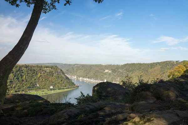 Der Rhein Auf Der Loreley — Stockfoto