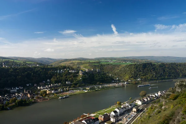 Sankt Goar Rajna Vidék Pfalz Németország — Stock Fotó