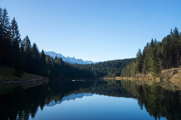 Blick Auf Den Hartsee Oberbayern — Stockfoto