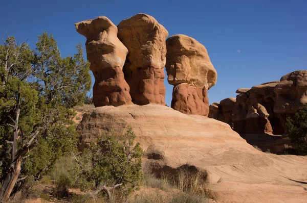 Ďáblova Zahrada Utah Usa — Stock fotografie